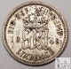 1943 Great Britain Fine 6 Six Pence 50% Silver.  0455 Asw C28 UK (Great Britain) photo 1