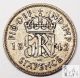 1942 Great Britain Very Fine Vf 6 Six Pence 50% Silver.  0455 Asw C37 UK (Great Britain) photo 1