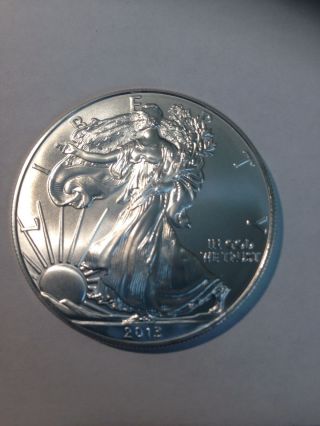2013 American Eagle Silver Dollar 1 Oz.  999 Uncirculated photo