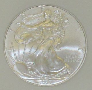2009 Ms 69 Ngc Early Release Certified American Silver Eagle photo