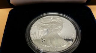 2000 - P 1 Oz Proof Silver American Eagle (w/box) photo