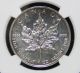 Ngc Ms64 1997 Canadian Silver Maple Leaf.  9999 Pure 1 Oz Toned State Silver photo 2