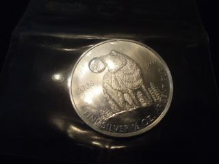 2006 Canada Dollar 1/2 Oz.  9999 Fine Silver Wolf Design photo