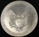 1995 American Silver Eagle Bullion Coin Key Date Choice Gem Bu Nr Silver photo 3