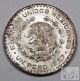 1967 Unc Toned Mexico 10% Silver Un 1 Peso.  0514 Asw 2 Mexico photo 1