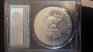 2011 First Strike Pcgs American Silver Eagle Ase Ms70 First Strike photo