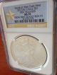 (box 1) 2012 (w) Silver American Eagle First Release Ngc Ms70 Silver photo 2