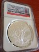 2012 (s) Silver American Eagle First Release Ngc Ms70 Box 21 Silver photo 1