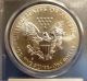 2011 - S 25th Anniversary Silver Eagle Pcgs Ms69 First Strike Silver photo 1