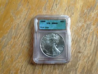 1996 Certified Ms 68 Silver American Eagle photo