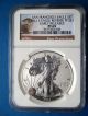 2012 S Eagle Reverse Proof $1 Ngc Pf 69 San Francisco Early Releases Silver photo 1