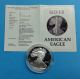 1987 - S 1 Oz Proof Silver American Eagle (w/box &) Silver photo 3