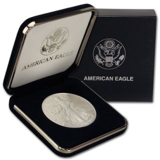 2002 American Silver Eagle In U.  S.  Gift Box photo