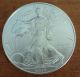 2014 American Silver Eagle Bu Coin 1 Troy Ounce 999 W/ Air Tite Silver photo 2