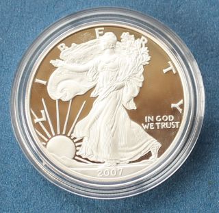 2007 Proof Silver Eagle And photo