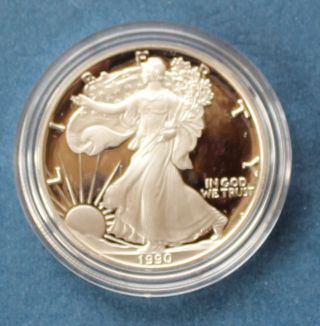 1990 Proof Silver Eagle And photo