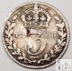1899 Great Britain Good Details 3 Three Pence 92.  5% Silver.  0420 Asw C57 UK (Great Britain) photo 1