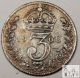 1908 Great Britain Good 3 Three Pence 92.  5% Silver.  0420 Asw C70 UK (Great Britain) photo 1