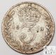 1918 Great Britain Good 3 Three Pence 92.  5% Silver.  0420 Asw C74 UK (Great Britain) photo 1