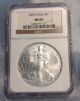 2009 Silver American Eagle - 1 0z.  Silver Coin - Ngc Ms 69 - Bright - Shiny - Silver photo 1