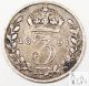 1891 Great Britain Fine Details 3 Three Pence 92.  5% Silver.  0420 Asw D11 UK (Great Britain) photo 1