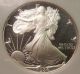 1986 - S Pf69 Silver Eagle Ngc Ultra Cameo One Troy Ounce Silver photo 1