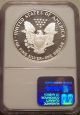 1986 - S Pf69 Silver Eagle Ngc Ultra Cameo One Troy Ounce Silver photo 3