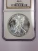 1994 American Silver Eagle $1.  1oz. .  Silver Ngc Ms - 69 Silver photo 1