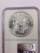 1993 American Silver Eagle $1.  1oz.  Silver Ngc Ms - 69 Silver photo 3
