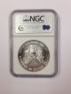 1992 American Silver Eagle $1.  1oz Silver Ngc Ms - 69 Silver photo 2