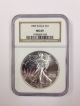 1989 American Silver Eagle $1.  1oz.  Silver Ngc Ms - 69 Silver photo 1