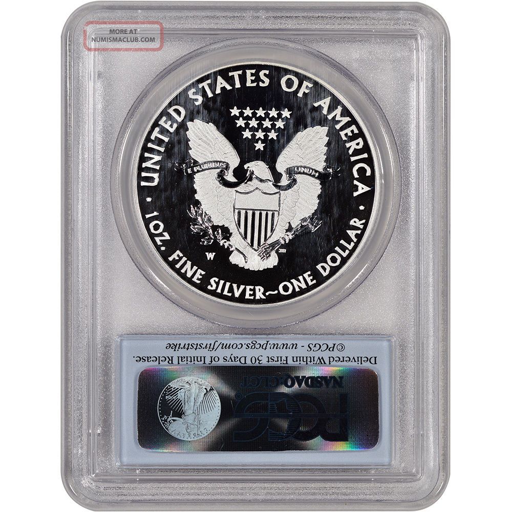 2013 - W American Silver Eagle - Enhanced State - Pcgs Ms70 - First Strike