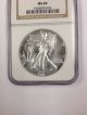 1987 American Silver Eagle $1.  1oz.  Silver Ngc Ms - 69 Silver photo 1