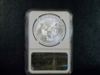2011 25th Anniversary American Silver Eagle W - Mintmark Graded By Ngc As Ms69 photo