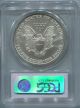 1996 American Silver Eagle $1 - Pcgs Ms 69 - Gem Unc - Coin - Nr Silver photo 1
