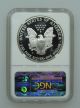 1990 S $1 Ngc Pf70 Ucameo (proof Silver Eagle) - Pf70 Rare.  999 Silver Bullion Silver photo 1