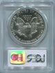 1993 American Silver Eagle $1 - Pcgs Ms 69 - Attractive Gem Unc - Nr Silver photo 1
