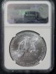 2011 Silver Eagle Ngc Ms - 69 - West Point Label With Star Silver photo 1