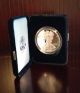 2002 - W Us American Eagle 1 Oz 99.  9% Silver Bullion Proof Coin W/ Box & Silver photo 1