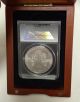 2012 Anacs Ms70 Silver American Eagle First Day Of Issue Silver photo 1