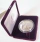 1993 P Silver American Eagle Proof Deep Cameo Dcam Bullion Purple Box Coin Silver photo 3