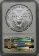 2012 - (w) Silver Eagle $1 Ms 70 Ngc Early Releases Struck At West Point Silver photo 1