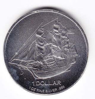 2012 Cook Islands.  999 Silver One Ounce 1 Dollar Coin (b78) photo