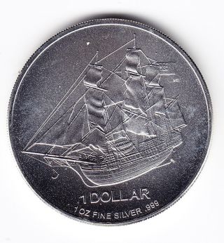2012 Cook Islands.  999 Silver One Ounce 1 Dollar Coin (b78 - 2) photo