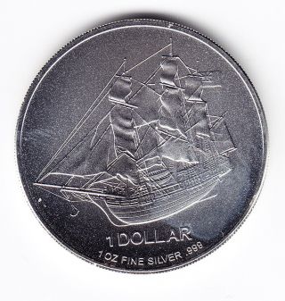 2012 Cook Islands.  999 Silver One Ounce 1 Dollar Coin (b78 - 4) photo