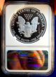 2012 - W Silver Eagle Ngc Proof - 70 Ultra Cameo,  Early Release Label Silver photo 1