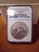 2008 W,  Reverse Of 2007,  $1 American Silver Eagle,  Ngc Ms - 70,  Early Releases Silver photo 1