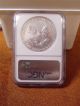 2008 W,  Reverse Of 2007,  $1 American Silver Eagle,  Ngc Ms - 70,  Early Releases Silver photo 2