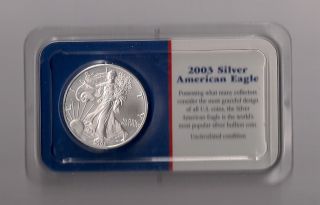 2003 Silver Bullion Eagle Walking Liberty Dollar Uncirculated photo