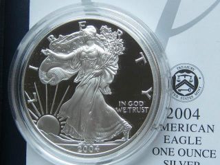 2004 - W Proof Silver Eagle. photo
